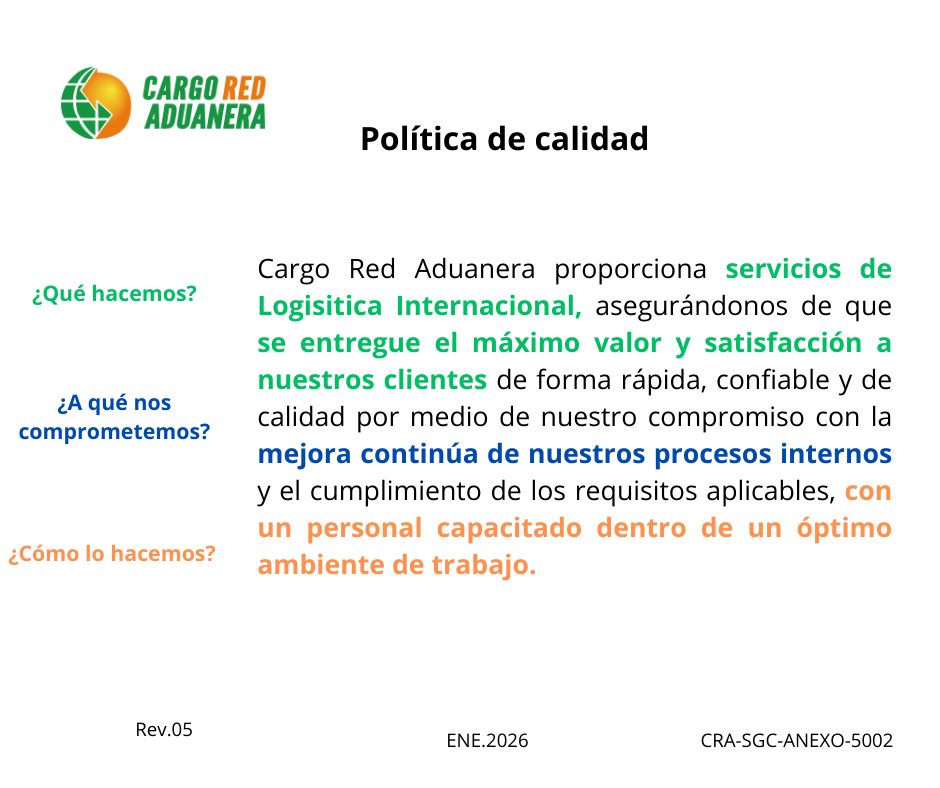 Cargo Red Aduanera